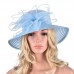 s Kentucky Derby Floral Wide Brim Church Dress Summer Sun Hat A323  eb-39057577